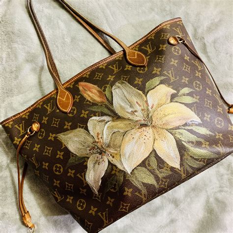 hand painted louis vuitton bags